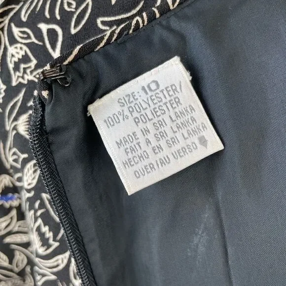 Liz Claiborne Short Sleeve Midi Dress Size 10 EUC - Picture 9 of 10